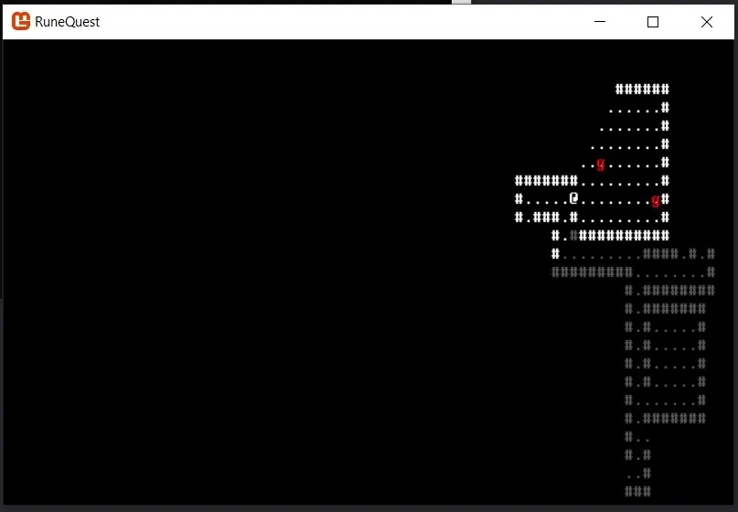 Running the GoRogue template build