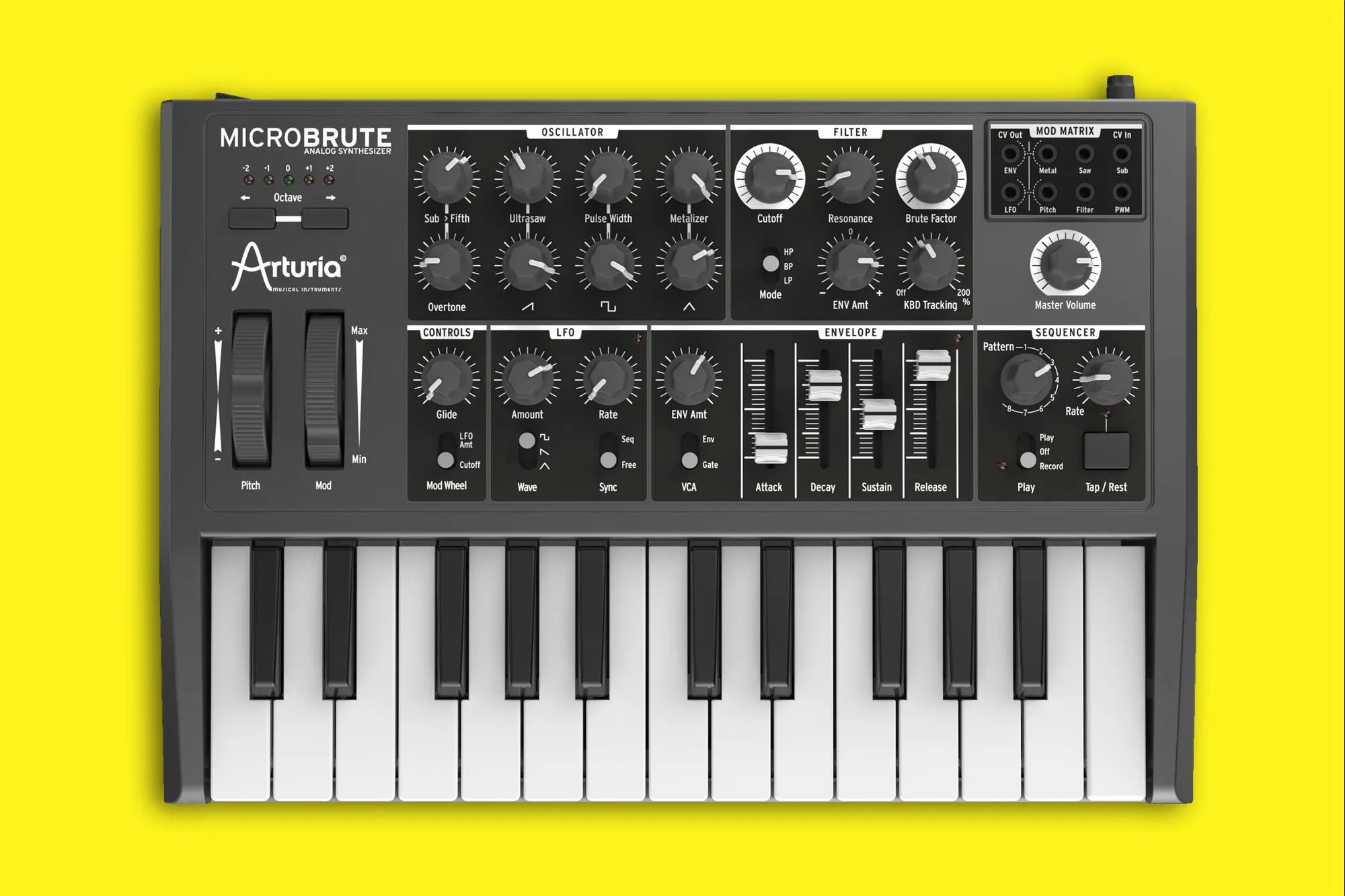 Arturia Microbrute synthesizer